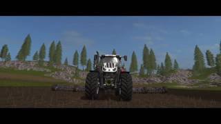 FS17  Steyr 6300 Terrus CVT  Köckerling Allrounder  Cultivating [upl. by Enilav232]