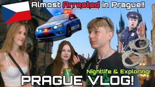 🇨🇿ALMOST ARRESTED IN PRAGUE CZECH REPUBLIC  MEGA VLOG  Nightlife Attractions Exploring 2024 4K [upl. by Drof]