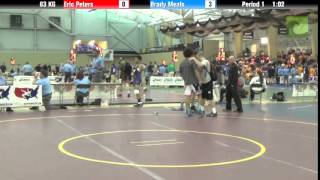 FILA Cadet 63 KG Eric Peters vs Brady Meals [upl. by Goddard250]