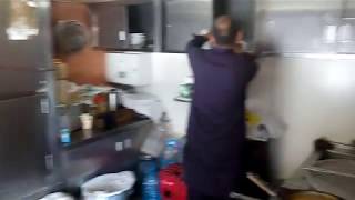 Train Kitchen Jaffar Express PeshawarQuetta Pakistan [upl. by Brady615]