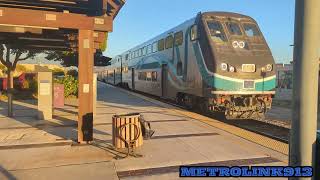 Metrolink Trains in Rialto California [upl. by Nevaj350]