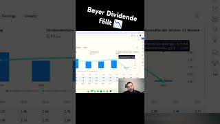 Die Dividende von Bayer wurde gekürzt 📉 shorts bayer trading aktien aktienanalyse dax [upl. by Surdna]