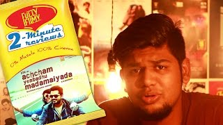 Achcham Yenbadhu Madamaiyada 2Minute Movie Review  Simbu  Gautham Menon  Fully Filmy [upl. by Lillis124]