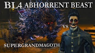 Abhorrent Beast BL4 No Damage Ailing Loran  Bloodborne [upl. by Adias]