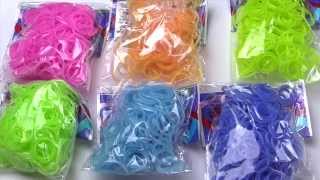 Sweets Collection Review  RainbowLoomcom New Silicone Bands Overview [upl. by Oiciruam]