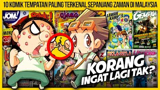 10 KOMIK TEMPATAN PALING TERKENAL SEPANJANG ZAMAN DI MALAYSIA [upl. by Nara]