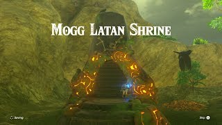 Zelda BOTW  57120 Mogg Latan Shrine Ridgeland Tower Region [upl. by Ettenel]