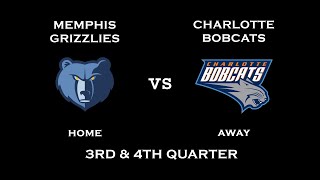 NBA 2K14 Gameplay Memphis Grizzlies vs Charlotte Bobcats 3rd amp 4th Quarter [upl. by Noscire]