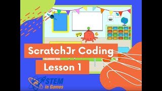 ScratchJr Coding Lesson 1  How to Make Character Move  Free Programming Lesson1 [upl. by Nakada717]