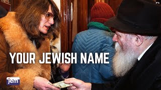 Heres Your Jewish Name  The Lubavitcher Rebbe [upl. by Lazaro591]