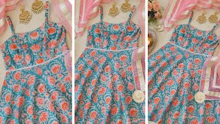 Peplum kurti Cutting and Stitching Easy method Step by Step  Peplum kurta [upl. by Kcuhc]