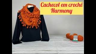 Cachecol em crochê Harmony [upl. by Otreblanauj679]