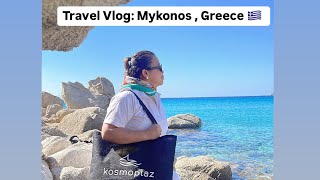 Travel Vlog Mykonos Greece Part 1 [upl. by Micro767]