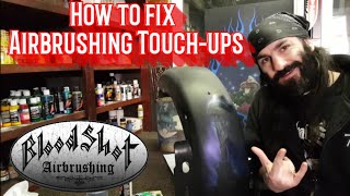 How to AirbrushFixing touch ups Video [upl. by Aneekas]