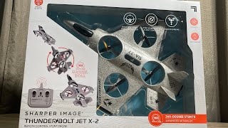 Sharper Image Thunder Bolt Jet X2 Full Review And Test Flight [upl. by Asyram]