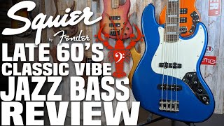 Squier Late 60s Classic Vibe Jazz Bass  Labor Day Parts Bin Special  LowEndLobster Review [upl. by Gaspar]