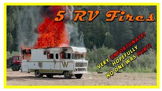 5 RV Fires RV Fails Compilation [upl. by Hedva]