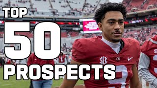 Top 50 Prospects in the 2023 NFL Draft class [upl. by Stovall]