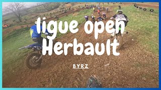 Ligue open Herbault  ma première course de motocross [upl. by Jochebed923]