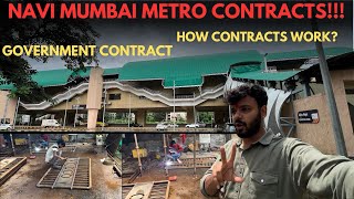 Navi mumbai metro contracts  Navi mumbai metro vlog  Charge and explore [upl. by Anyahc117]