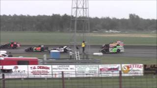 WISSOTA MWM Heat 2 Greenbush Race Park July 4 2015 [upl. by Valora980]