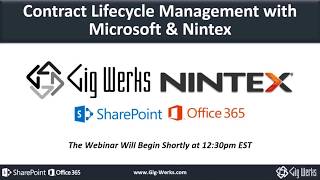 Contract Lifecycle Management with Microsoft amp Nintex [upl. by Richard471]