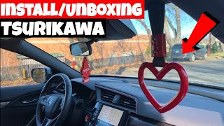 Installing JDM TSURIKAWA Handle In 10th gen Civic Si [upl. by Muirhead613]