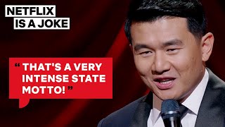 Ronny Chieng Is Baffled By Certain States Mottos  Netflix Is A Joke [upl. by Pilloff]