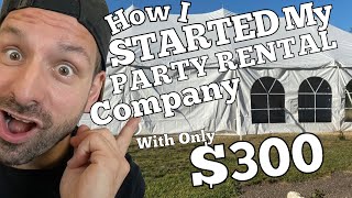 How To Start A Party Rental Company  My Event Rental Business Plan [upl. by Hay]