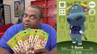 AMIIBO CARDS BLIND UNPACKING 5 Animal Crossing Happy Home Designer Series 1 [upl. by Bette394]