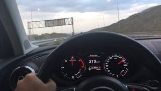 Audi A3 sedan 16 tdi ambition TOP SPEED [upl. by Attezi]