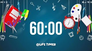 60 Minutes Countdown for Creative Minds  Timer Ends with Alarm ⏰ [upl. by Hercule]