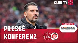 Die PK mit Cristian Fiél amp Fabian Hürzeler  1 FC Nürnberg  FC St Pauli 02 [upl. by Jonette]