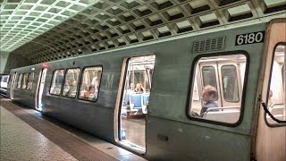 WMATA Alstom Vinyl Wrap Cars 61806181 on the Blue Line At Pentagon City [upl. by Odla]