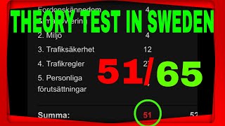 How to pass theory test in Sweden Swedish driving license  TIPs amp Tricks [upl. by Karlyn]