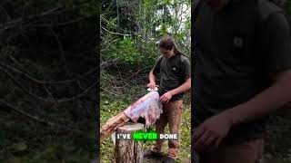 How to flesh a deer hide hunting deer deerhunting skinning pnw howto outside￼￼￼ [upl. by Anicul]