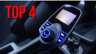 TOP 4 Best FM Bluetooth Car Transmitter 2021 [upl. by Celik832]