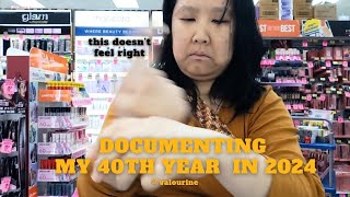 vlogging my 40th year ep162my bodily insecurities 😔grocery shopping 🛒cooking beef🍖 [upl. by Heimer]