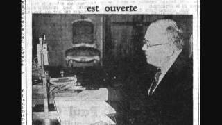 Vincent Auriol Ministre des Finances du Front Populaire  Juillet 1936 [upl. by Idolla]