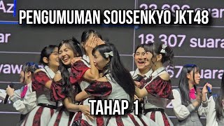 PENGUMUMAN SOUSENKYO JKT48 TAHAP 1 amp PROMOSI TRAINEE GEN 11 [upl. by Iggam]