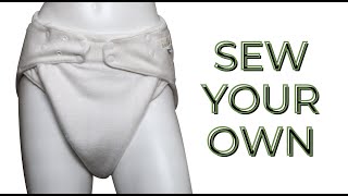 How to Make an Adult Cloth Overnight Diaper [upl. by Oicangi]