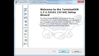 How to setup Visual SVN server and Tortoise SVN Client [upl. by Naillij]