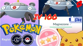 Magneton to Magnezone Evolving a 100iv Pokémon in Pokémon Go [upl. by Sibylle]