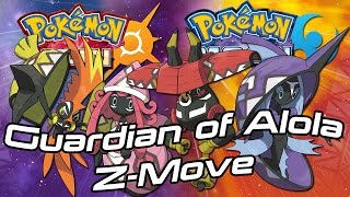 Z move  Guardian of Alola comparison [upl. by Gurolinick745]