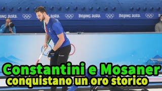 Favola curling per l’Italia Constantini e Mosaner conquistano un oro storico [upl. by Idnis]