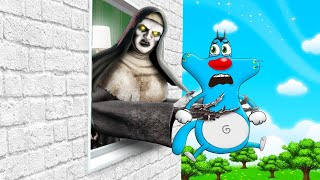 Oggy Get Cought By Jack The Nun In Propnight [upl. by Thomas199]