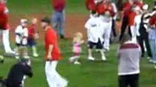 Papelbon Dancing  Irish Jig for 2007 ALCS Championship [upl. by Rebane263]