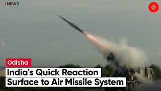 India successfully testfires Quick Reaction Surface to Air Missile system [upl. by Elinad934]