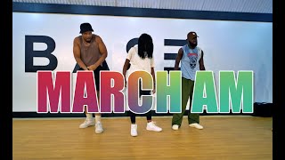 Rema  MARCH AM  Official Dance class Choreography by FUMZ [upl. by Anitnas]