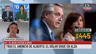 La mirada de Daniel Artana ante la disparada del dólar blue [upl. by Phaidra485]